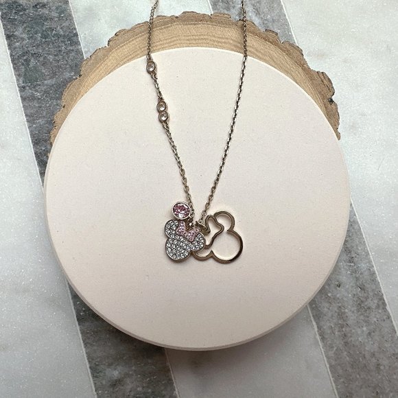 New Swarovski Minnie Mouse Necklace - Picture 2 of 6